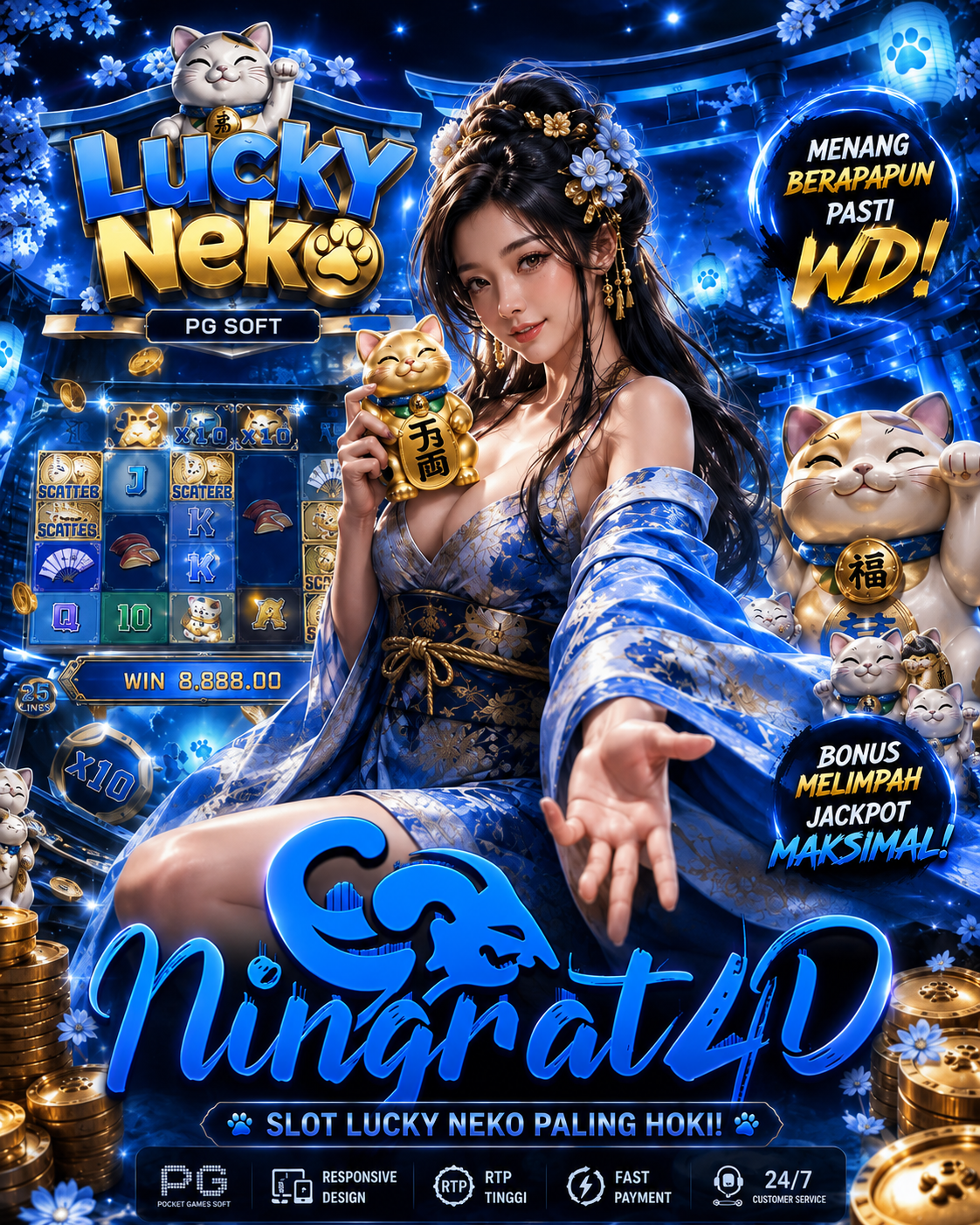 NINGRAT4D * Link Situs Resmi Slot Depo 10K Paling Gacor Bet 400 Perak Gampang Maxwin